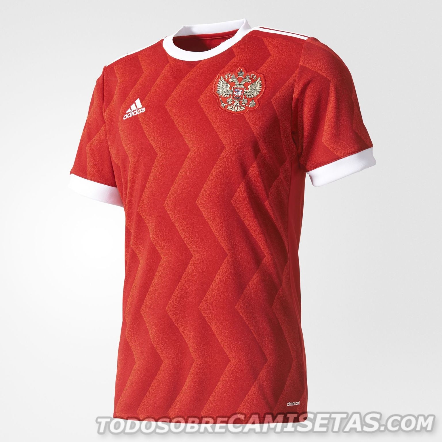 Russia 2017-18 adidas home kit