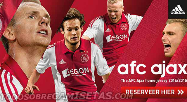 Ruïneren Alvast ik ben gelukkig AFC Ajax Adidas Thuisshirt & Uitshirt 2014/2015 - Todo Sobre Camisetas