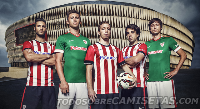 OFICIAL: Nike del Athletic Club de Bilbao 2014/2015 Sobre Camisetas