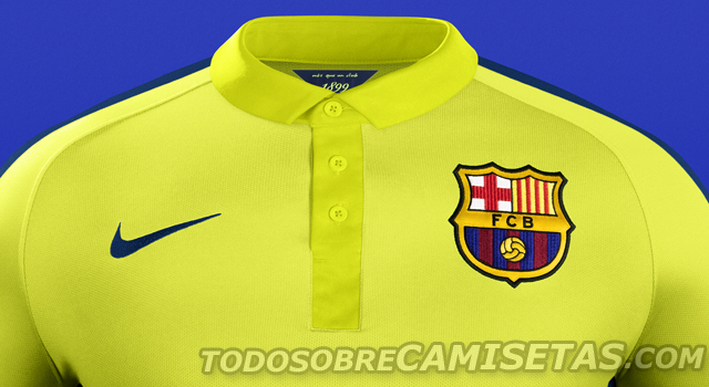 mendigo Infidelidad Monetario Tercera Camiseta Nike del FC Barcelona 2014/2015 - Todo Sobre Camisetas