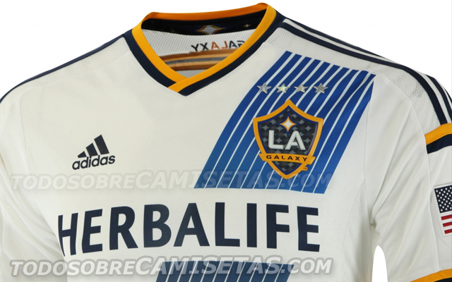  adidas LA Galaxy Home - Camiseta para niños, color