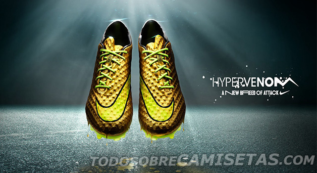 Imbécil Enorme ozono Botines Nike Hypervenom Sonho Dorado para Neymar - Todo Sobre Camisetas