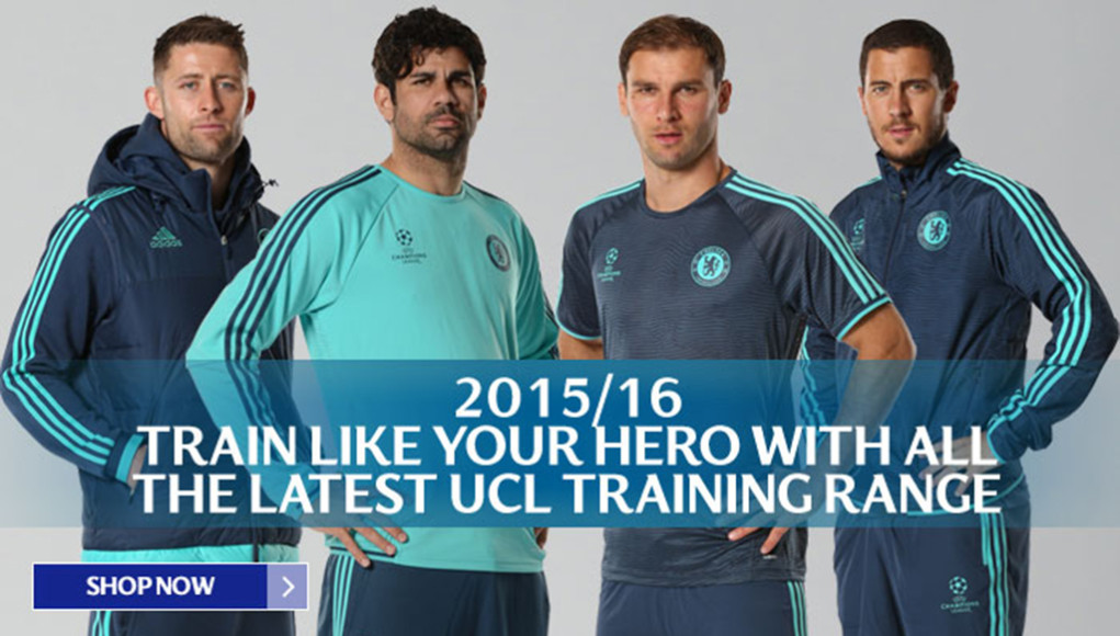 Producción Canguro Diálogo MODA: Línea Training de Adidas para la Champions League del Chelsea FC  2015/16 - Todo Sobre Camisetas