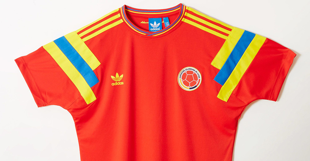 MODA: Camiseta Adidas Originals de Colombia en Italia 90 Todo Sobre Camisetas