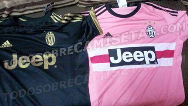 Camiseta 2ª Juventus 2015/2016 Rosa