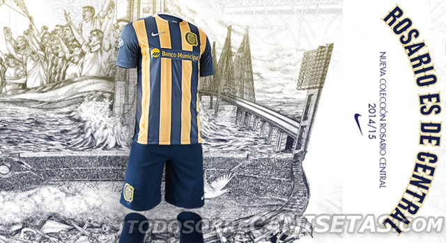 reinado Chillido reemplazar Camisetas Nike de Rosario Central 2015 - Todo Sobre Camisetas