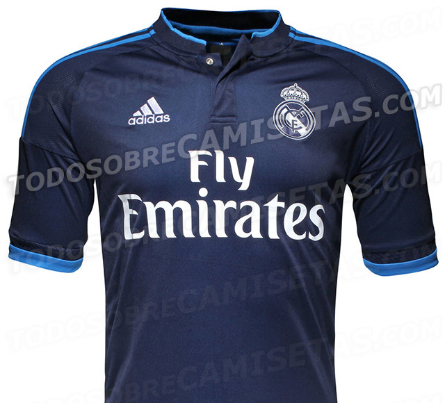 Mariscos Estación de ferrocarril Parcial Tercera camiseta Adidas de Real Madrid 15/16