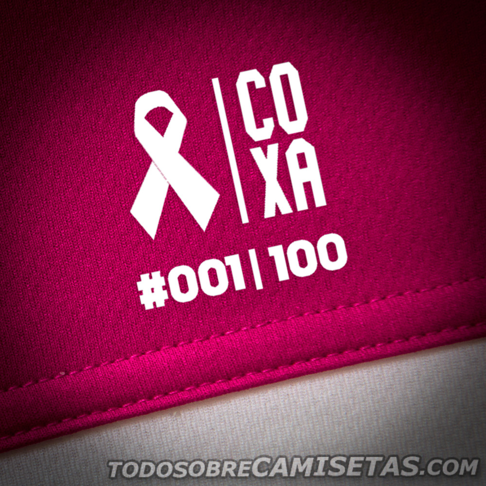 Camiseta rosa adidas de Coritiba 2016