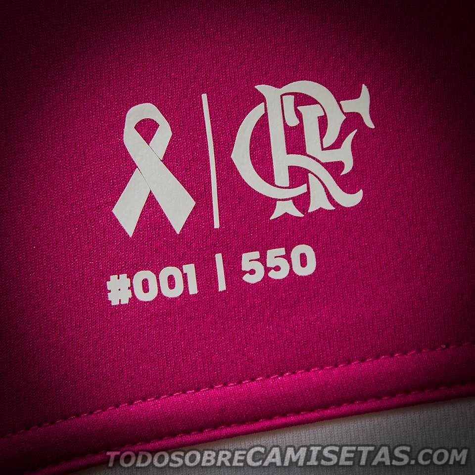Camiseta rosa adidas de Flamengo 2016