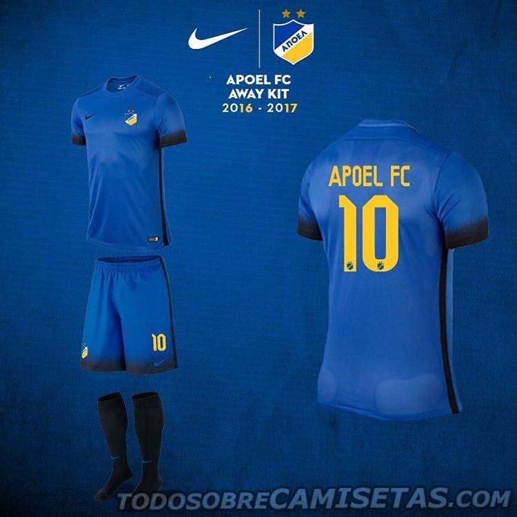 APOEL FC Nike 2016-17 Kits