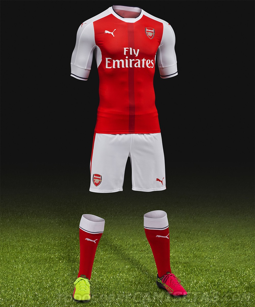 Arsenal 2016-17 Puma Home Kit