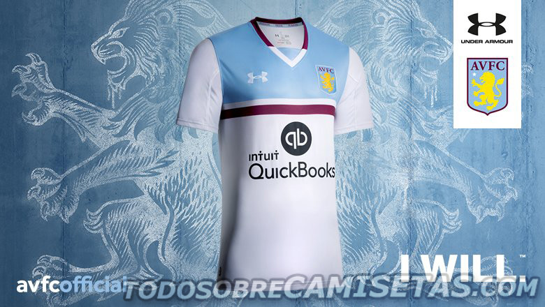 De confianza Deudor acidez Aston Villa FC Under Armour 2016-17 Kits - Todo Sobre Camisetas