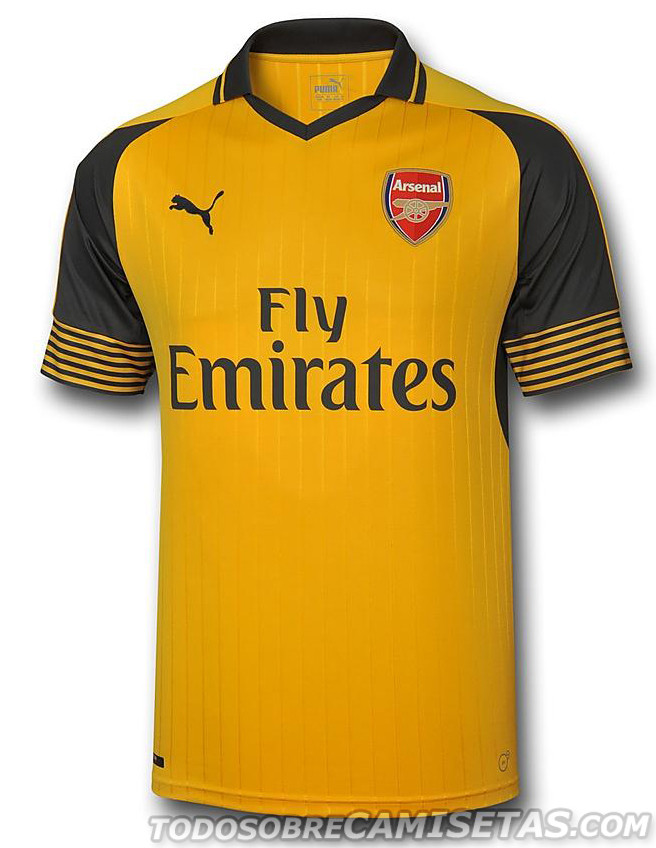 Arsenal 2016-17 Puma Away and Third Kits