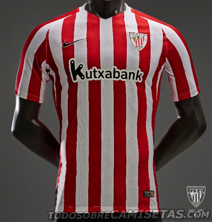 Alivio Río Paraná Prefacio Camiseta Nike de Athletic Club de Bilbao 2016-17 - Todo Sobre Camisetas
