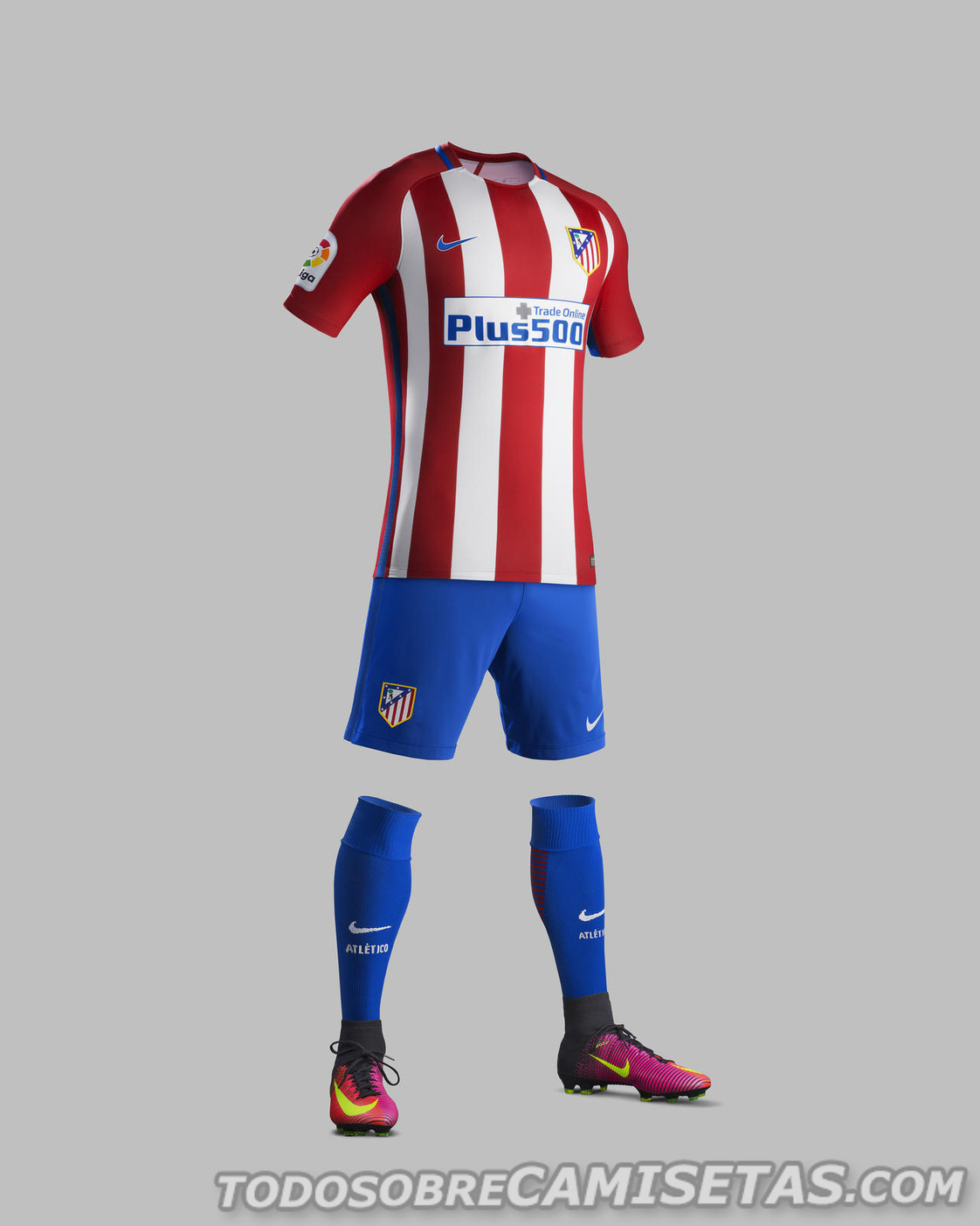 Equipaciones Nike del Atlético de Madrid 2016-17