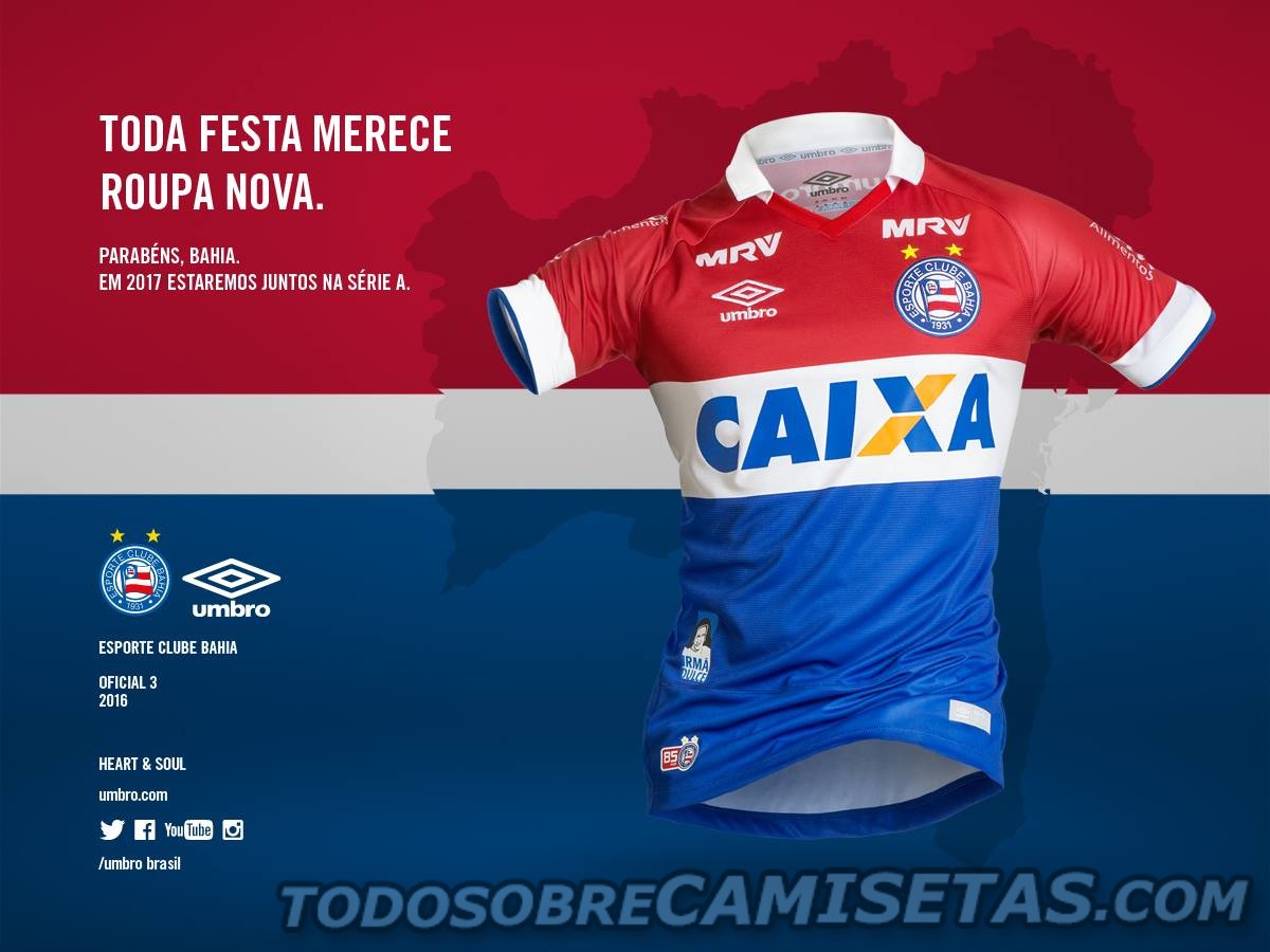 Terceira Camisa Umbro do Bahia 2016-17