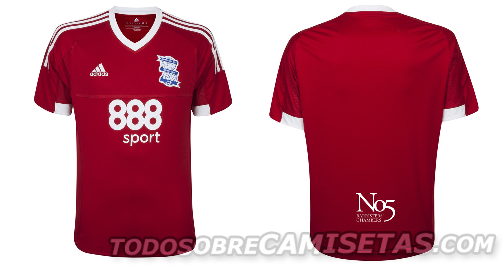 Birmingham City FC adidas 2016-17 Away Kit