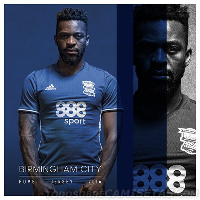 Birmingham City FC adidas 2016-17 Home Kit