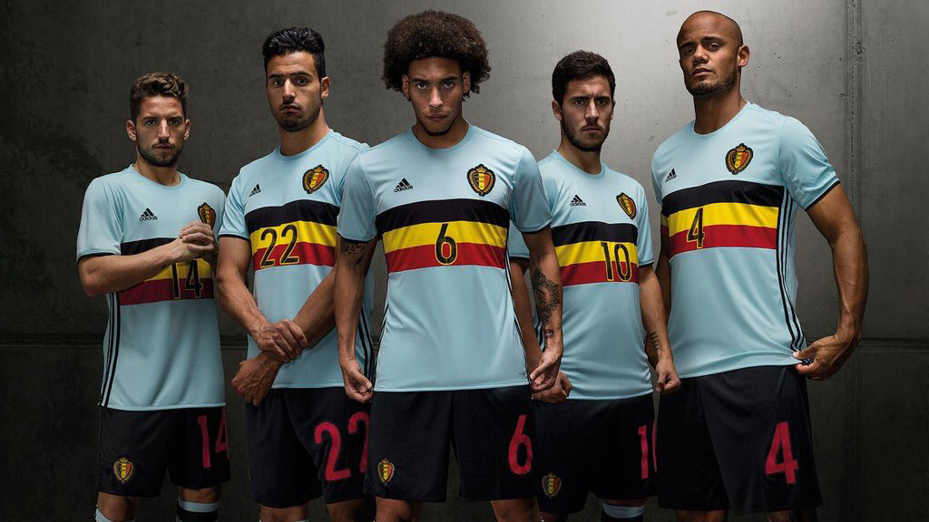 Grave ventilación Edición Belgium EURO 2016 Away Kit by Adidas (OFFICIAL)