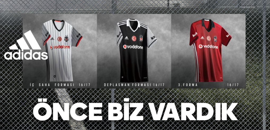 Beşiktaş Adidas 2016-17 Kits