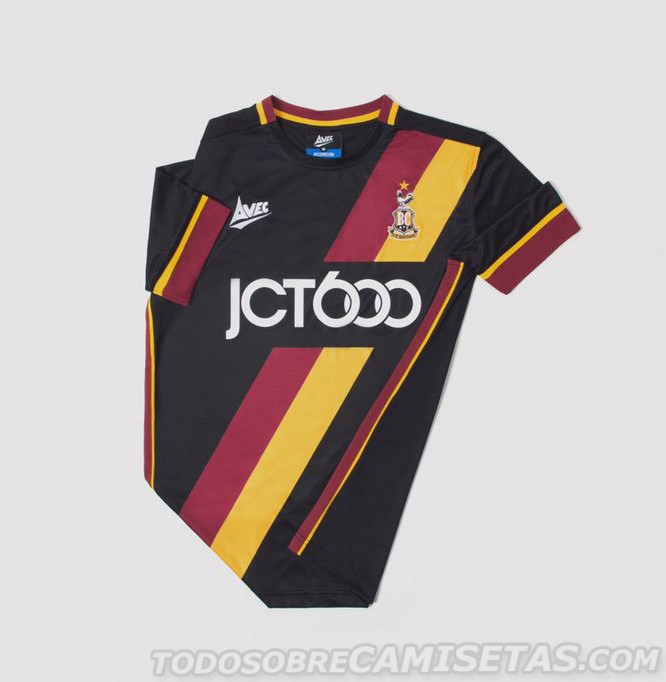 Bradford City AFC Avec Sport 2016-17 Kits