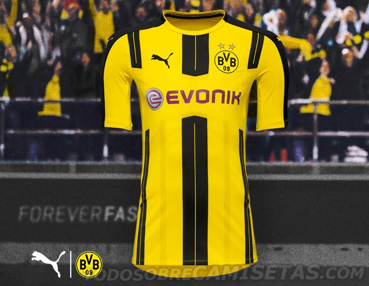 Borussia Dortmund 2016-17 Home Kit