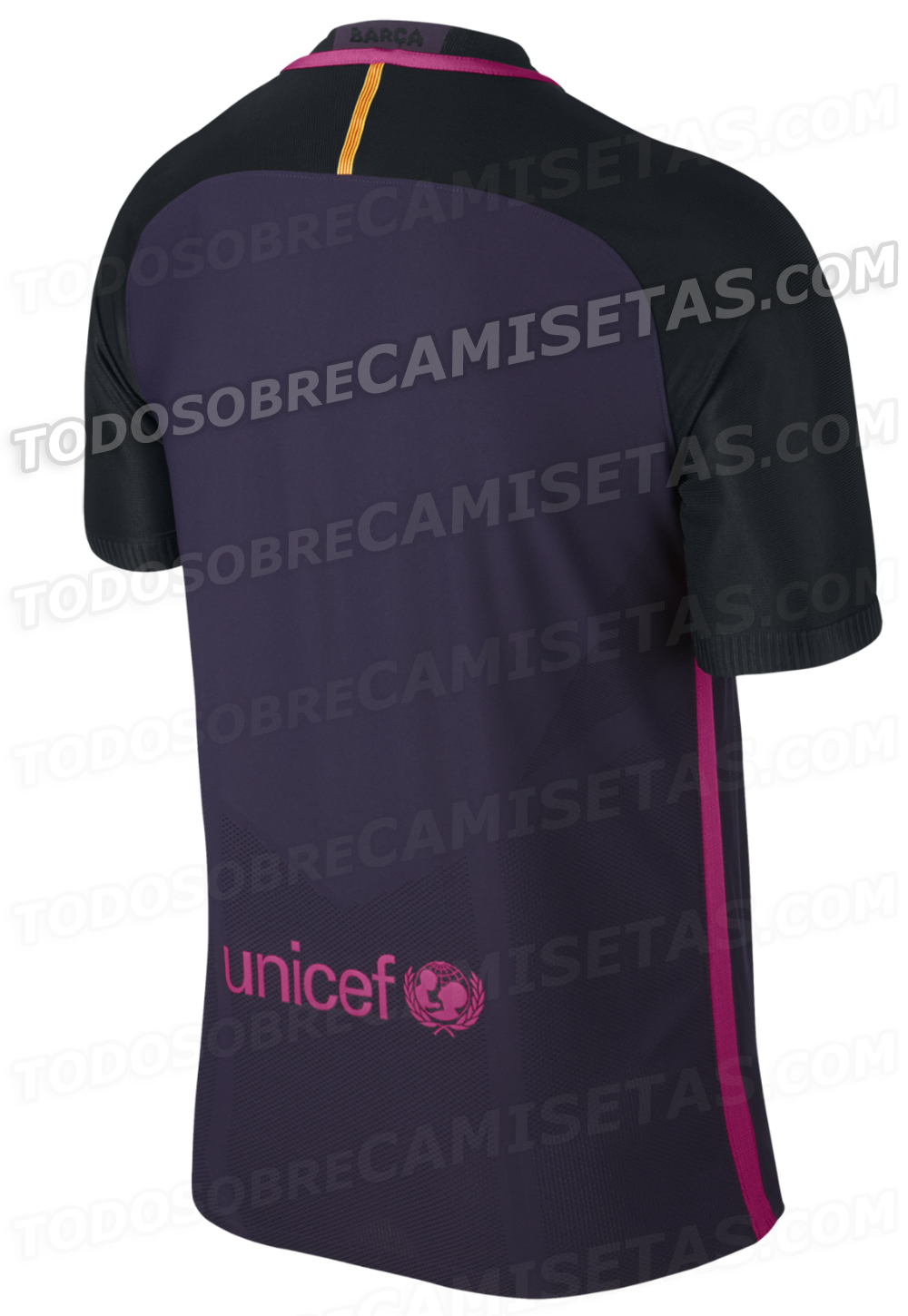 Camiseta suplente Nike de FC Barcelona 2016-17
