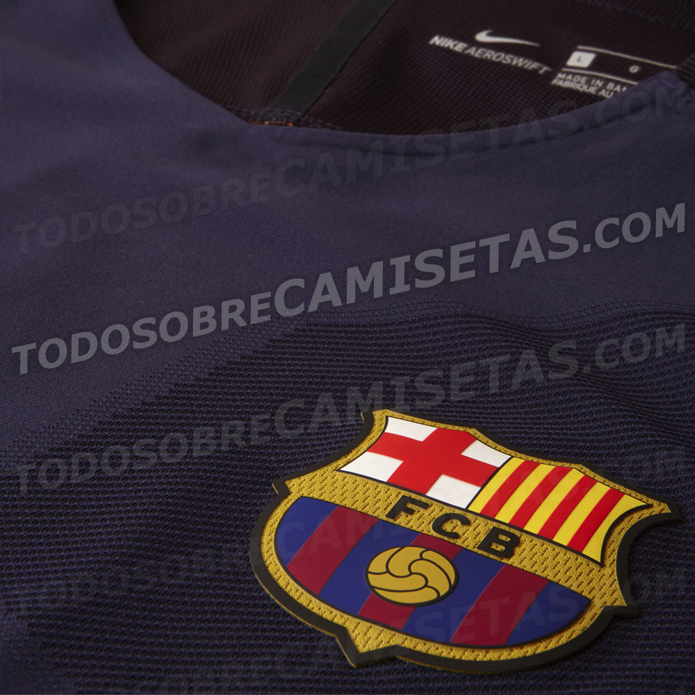 Camiseta suplente Nike de FC Barcelona 2016-17