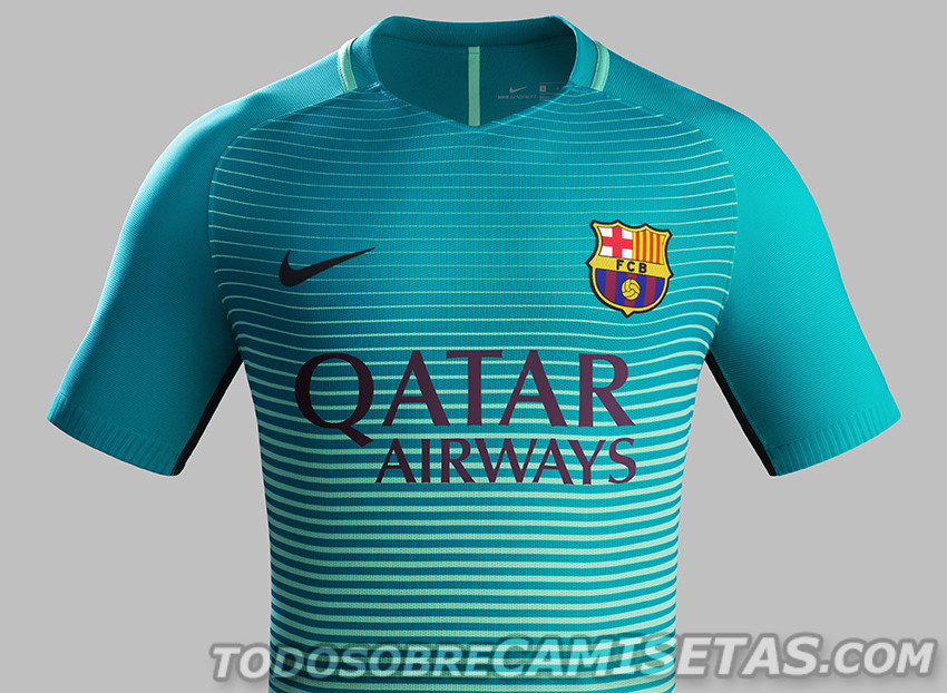 Tercera equipacion Nike de FC Barcelona 2016-17