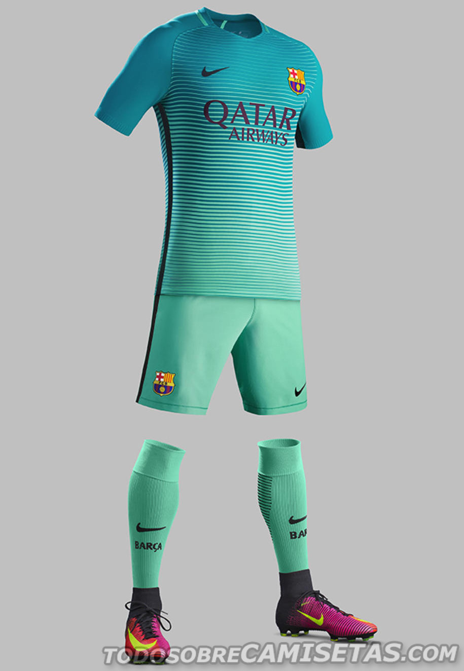 Tercera equipacion Nike de FC Barcelona 2016-17