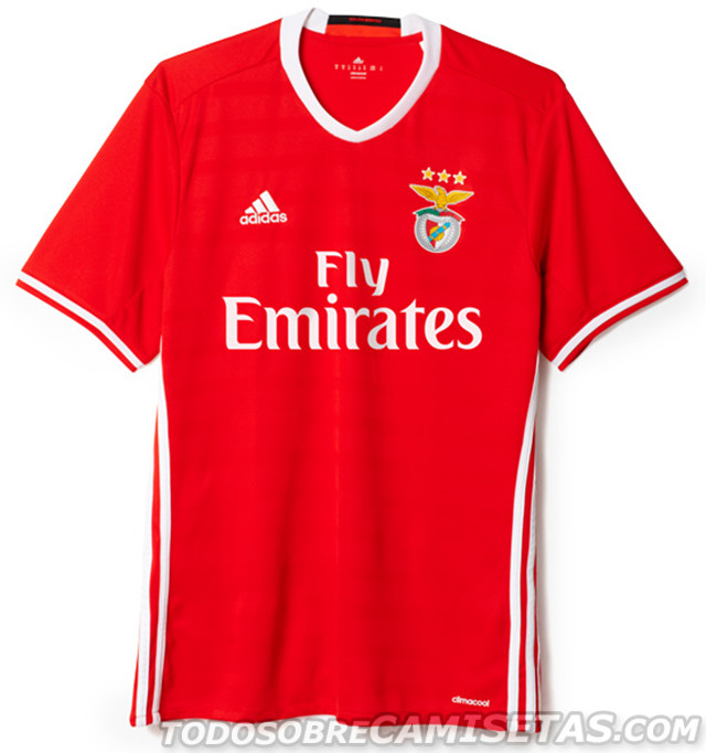 Camisolas adidas do Benfica 2016-17