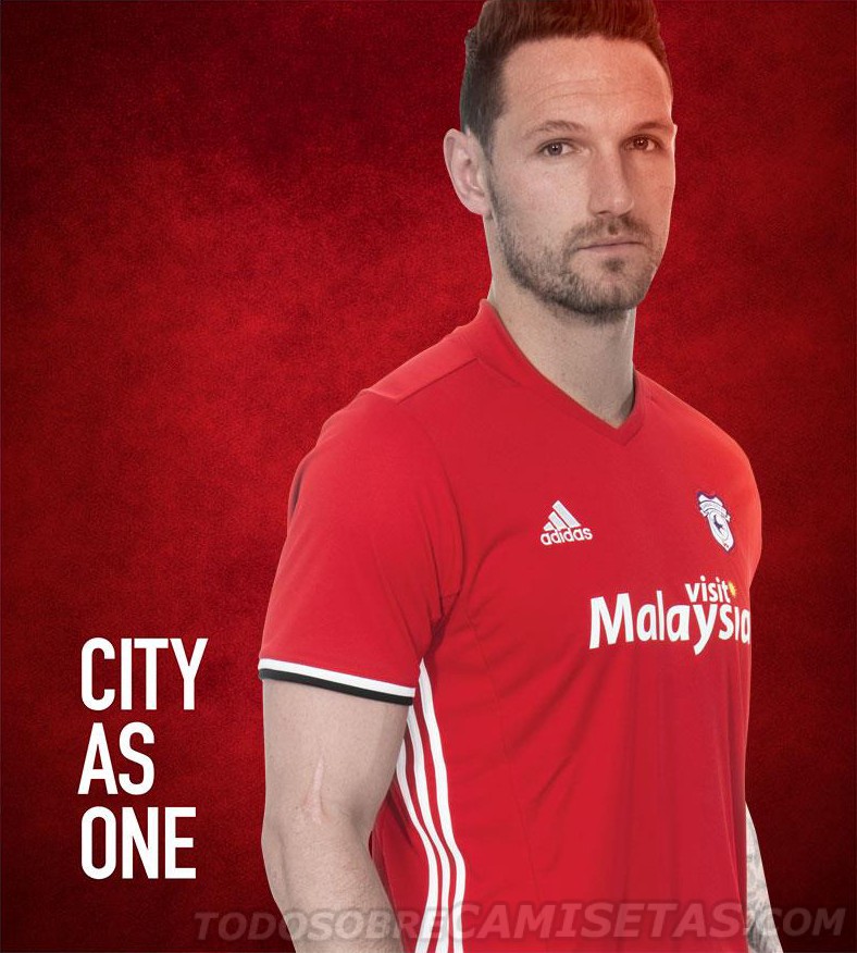 Cardiff City FC adidas 2016-17 Away Kit