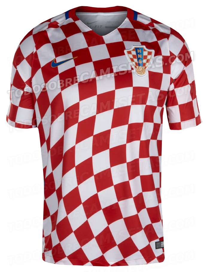 Croatia Nike Euro 2016 home kit LEAKED