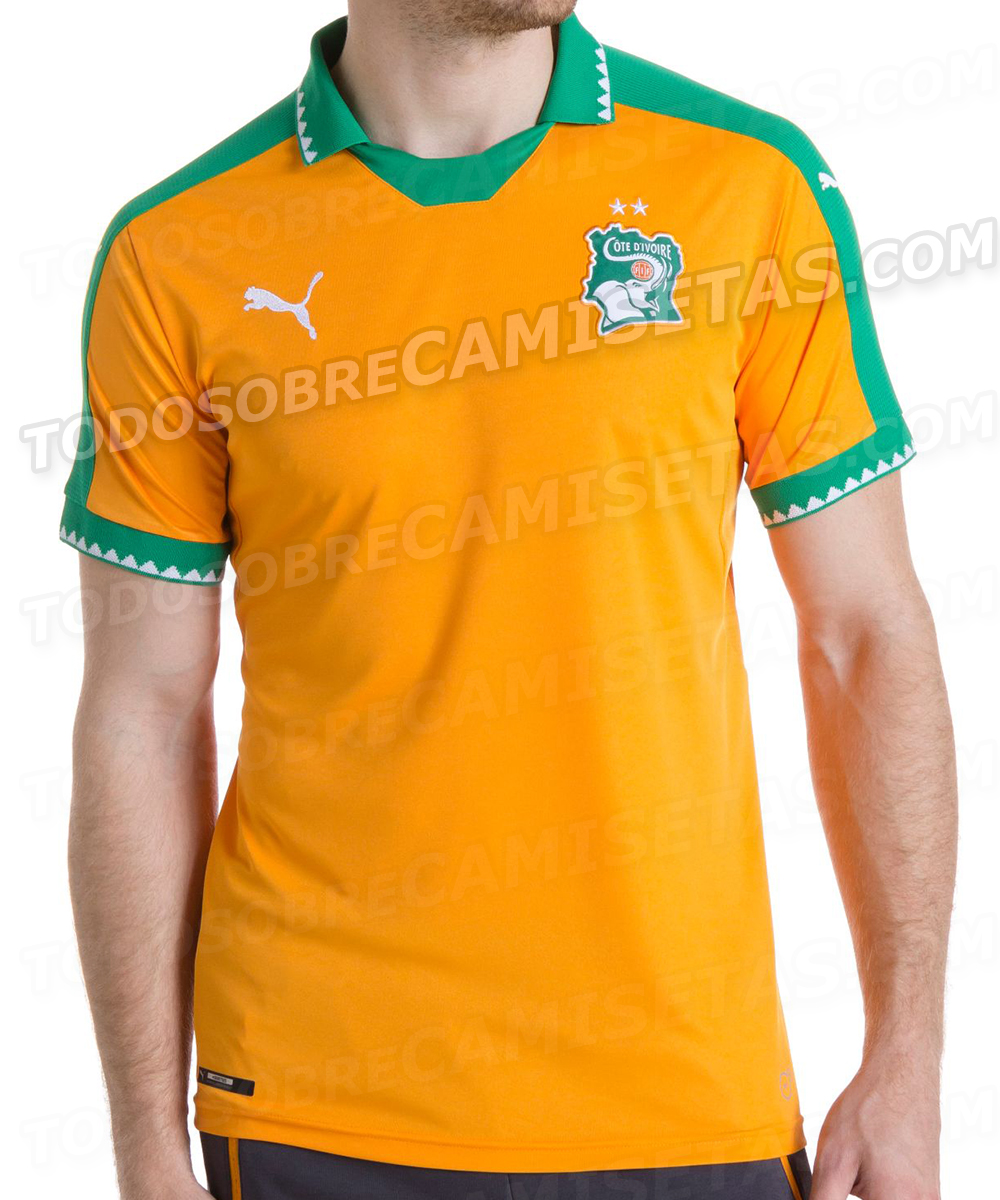 Ivory Coast 2017 Africa Cup home kit LEAKED