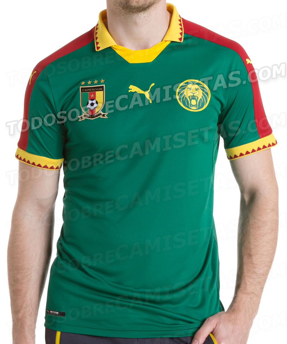 Cameroon 2017 Africa Cup home kit LEAKED