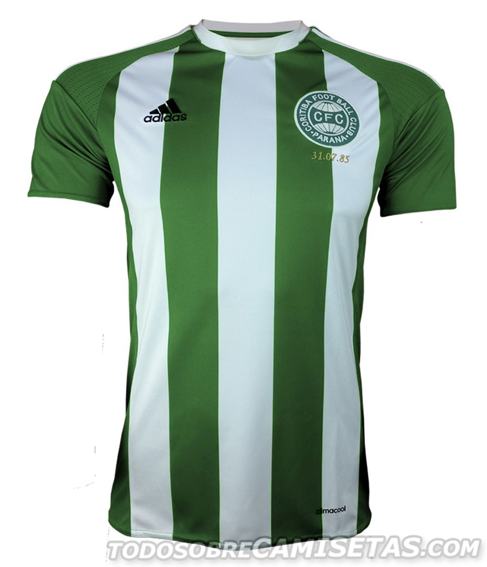 Camisa 2 adidas do Coritiba 2016-17