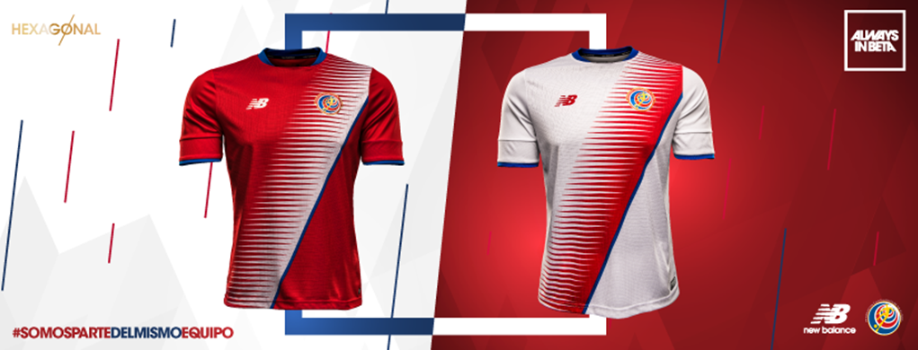 Camisetas New Balance de Costa Rica 2016-17