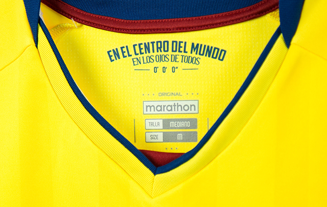 Camiseta local de Ecuador 2015