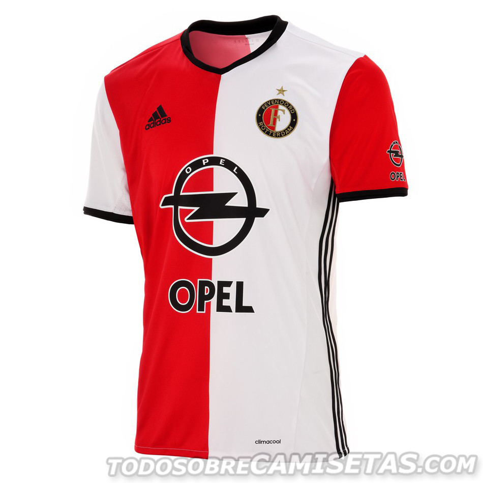 Feyenoord Rotterdam adidas 2016-17 Home Kit