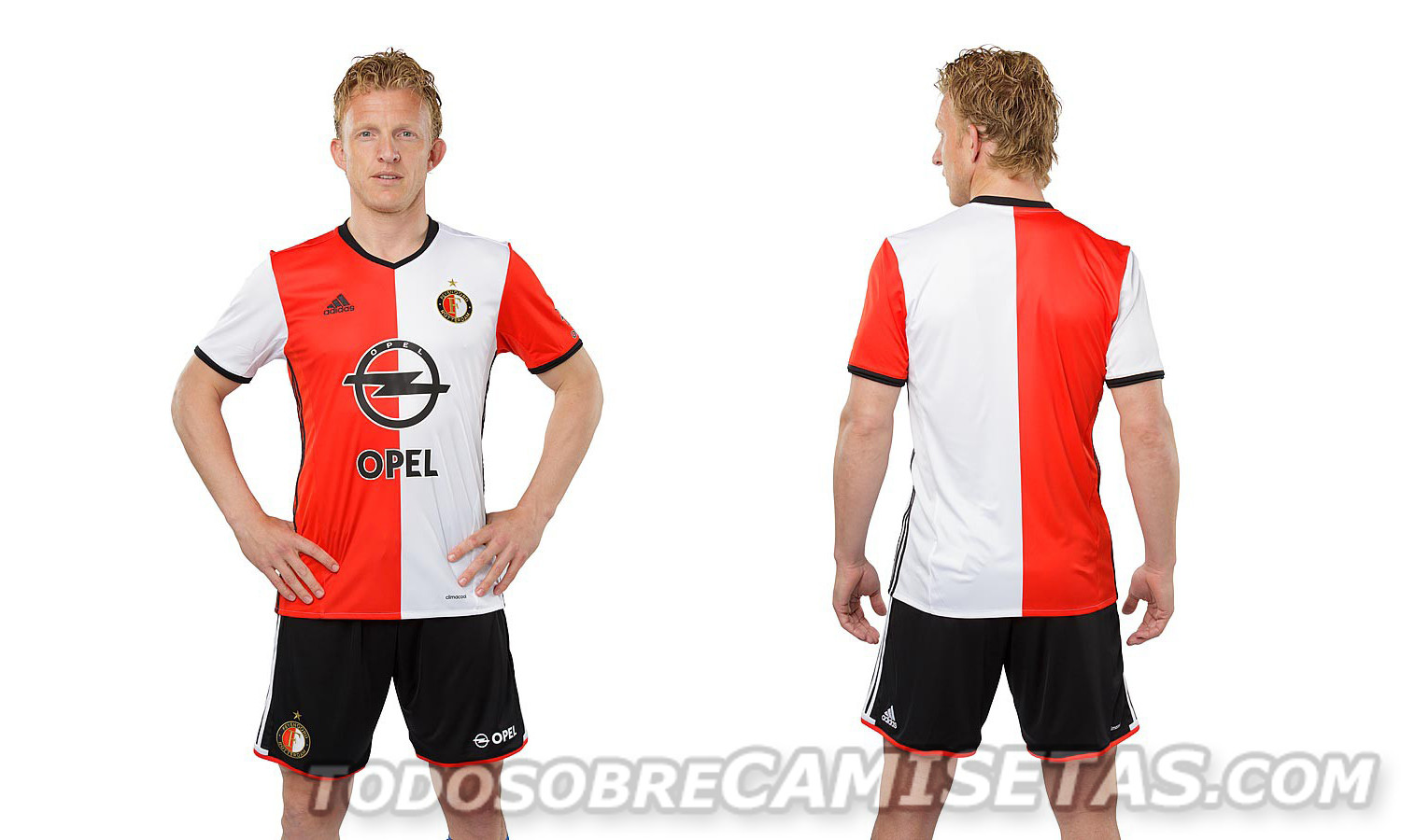 Feyenoord Rotterdam adidas 2016-17 Home Kit