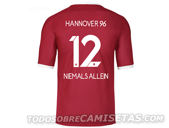 Hannover 96 Jako 2016-17 Trikots