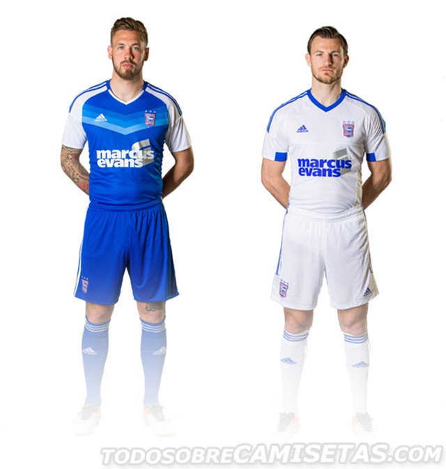 Ipswich Town FC adidas 16-17 Kits