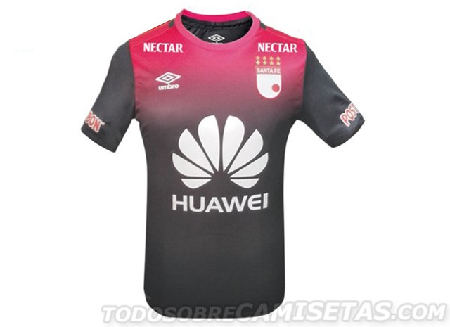 Tercera camiseta Umbro de Independiente Santa Fe 2016