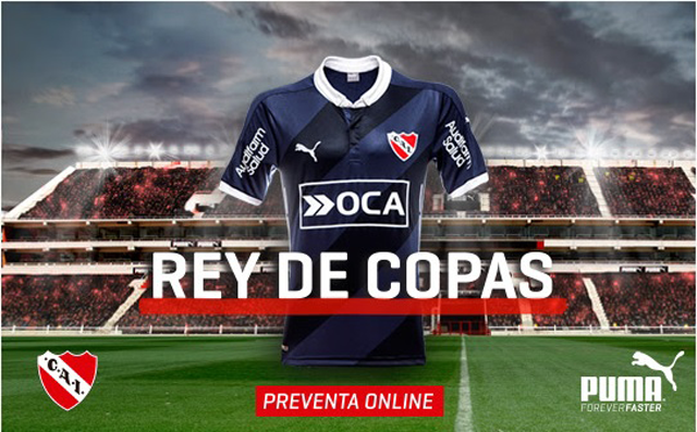 Camiseta Suplente Puma de Independiente 2016