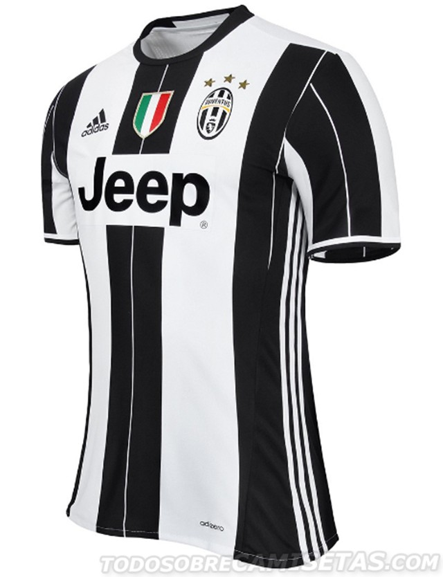 Juventus 2016-17 home kit by adidas