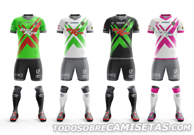Camisetas Umbro de FC Juárez 2016-17