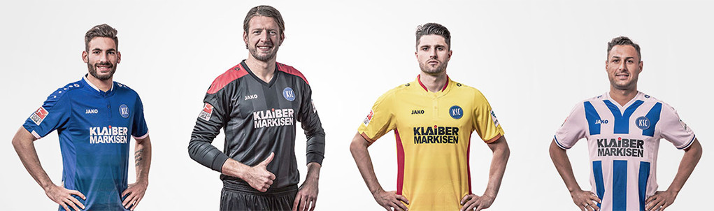 Karlsruher SC Jako 2016-17 Trikots