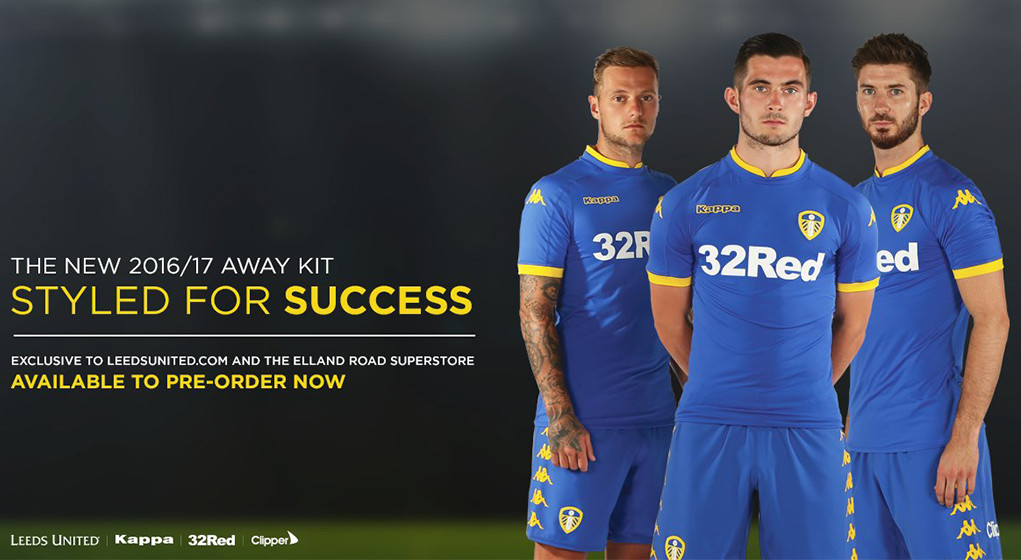 Leeds United Kappa 2016-17 Home Kit