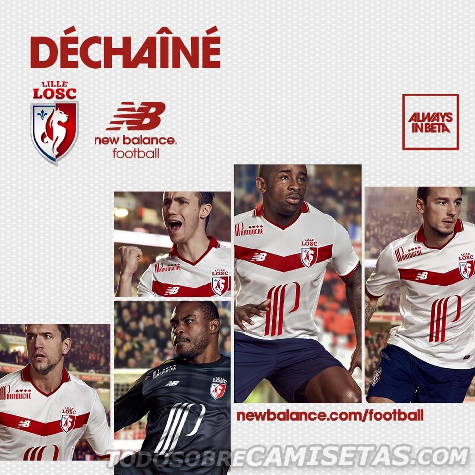 Lille OSC New Balance 2016-17 Maillots