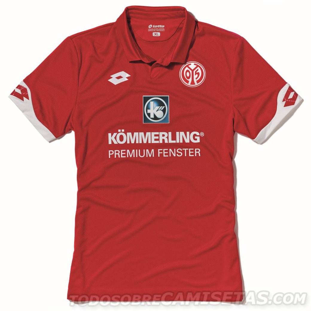 Mainz 05 Lotto 2016-17 Heimtrikot